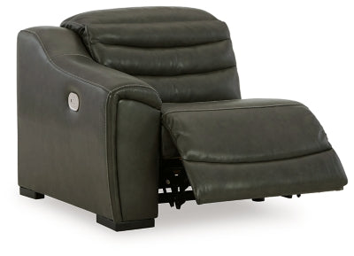 Center Line 3-Piece Sectional Sofa and 3-Piece Loveseat with Console