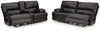 Sofá y loveseat reclinables eléctricos Mountainous