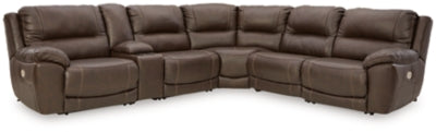 Seccional reclinable eléctrico Dunleith de 6 piezas