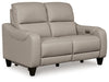 Sofá y loveseat reclinables eléctricos Mercomatic