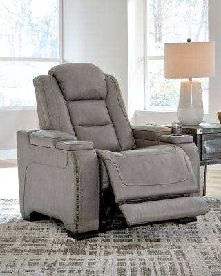 Loveseat y sillón reclinable eléctrico Man-Den