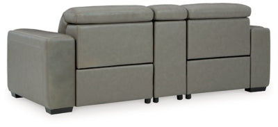 Loveseat seccional reclinable eléctrico de 3 piezas Correze