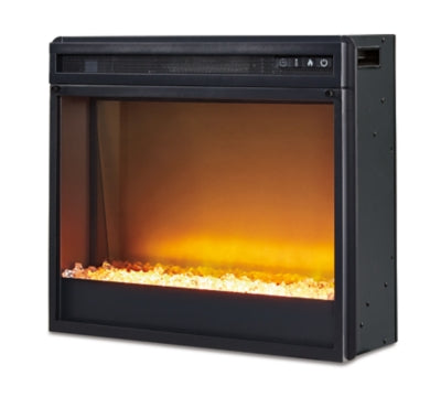 Mueble para TV Willowton de 64" con chimenea eléctrica