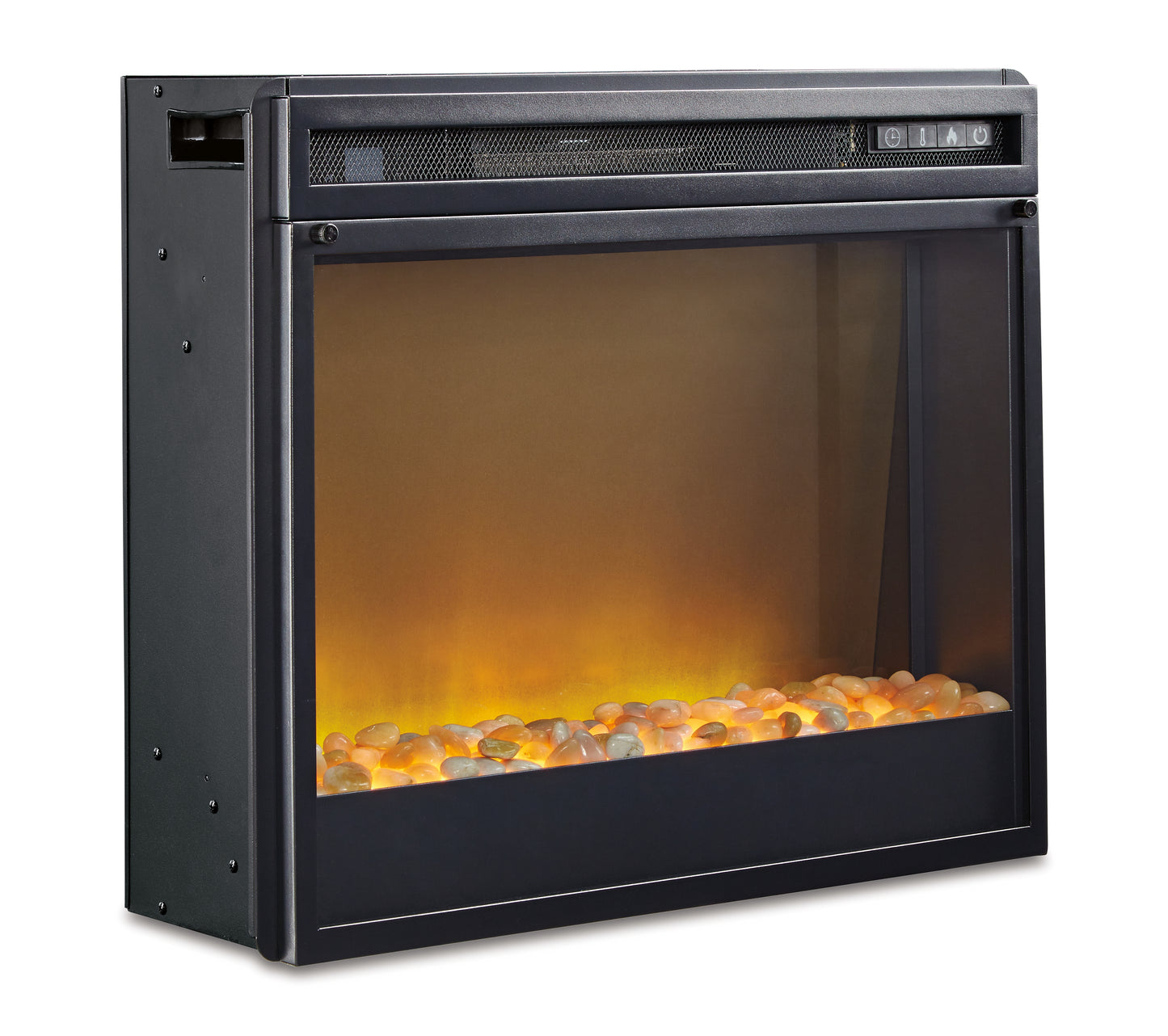 Mueble para TV Trinell de 63" con chimenea eléctrica