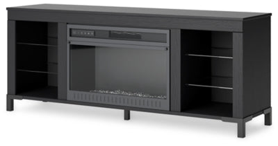Mueble para TV Cayberry de 60" con chimenea eléctrica