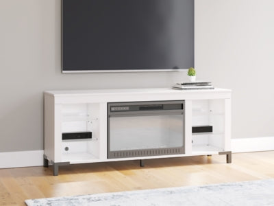Mueble para TV Brollevi de 60" con chimenea eléctrica