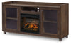 Unidad de pared de 3 piezas Starmore con chimenea eléctrica